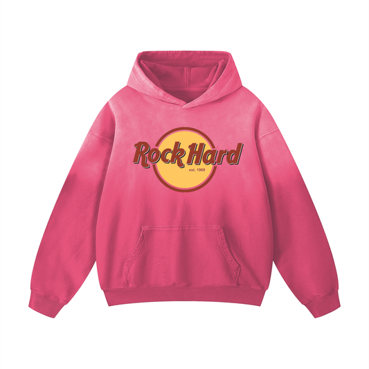 Rock Hard Hoodie - Pink